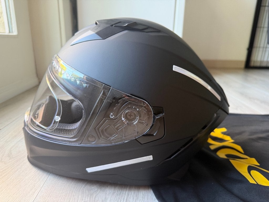 Casque intégral DXR EROS (avec pinlock et visière solaire !), Autres marques, Casque intégral, Enlèvement, Neuf, sans ticket