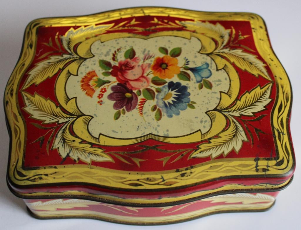 Blikken doos     6MB  made in England, Ophalen of Verzenden, Gebruikt, Overige, Overige merken