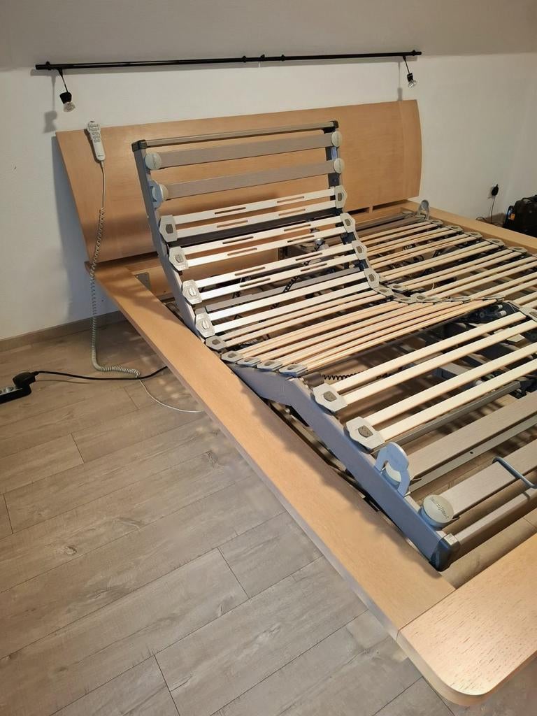 2 persoons elektrisch verstelbaar bed prijs, Huis en Inrichting, Slaapkamer | Bedden, Verstelbaar, Ophalen