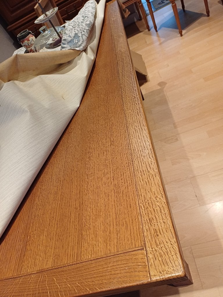 Table en chêne, Maison & Meubles, 150 à 200 cm, Cinq personnes ou plus, Enlèvement, Utilisé
