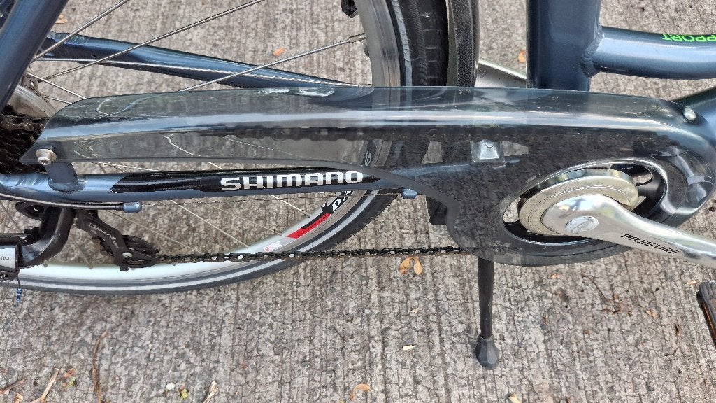 3-jarige GOEDE mooie alu. PRESTIGE 7v. damesfiets = 100% oké, Vitesses, Frein sur jante, Comme neuf, Enlèvement