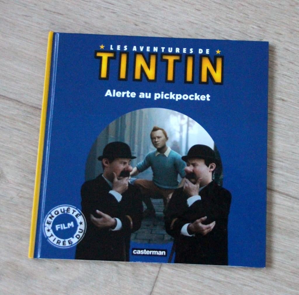 Les aventures de Tintin alerte au pickpocket Kuifje Hergé, Verzenden, Kuifje, Zo goed als nieuw