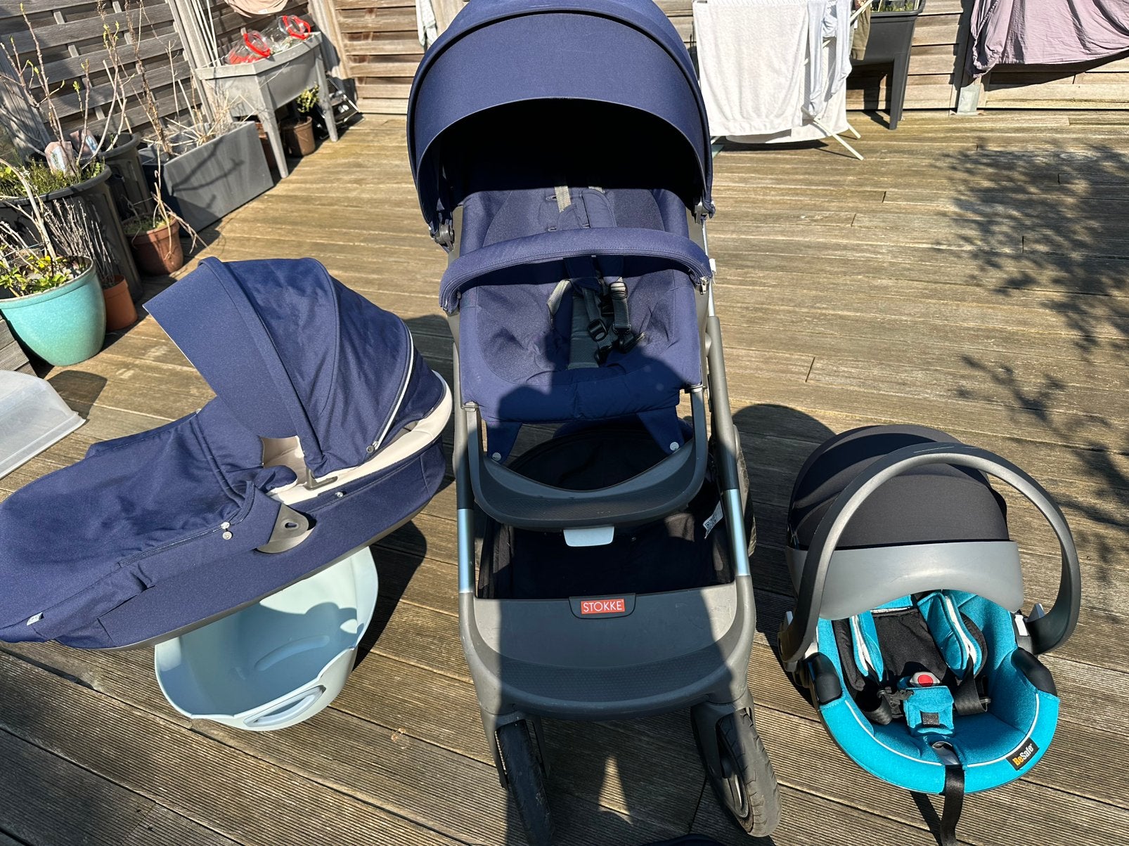 poussette STOKKE, Enlèvement, Comme neuf, Poussette