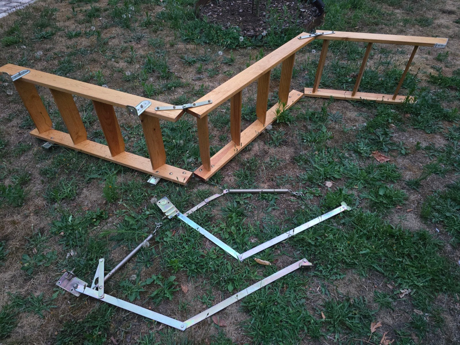 Zoldertrap 270cm lang met veermechanisme, Bricolage & Construction, Échelles & Escaliers, Escalier, Enlèvement