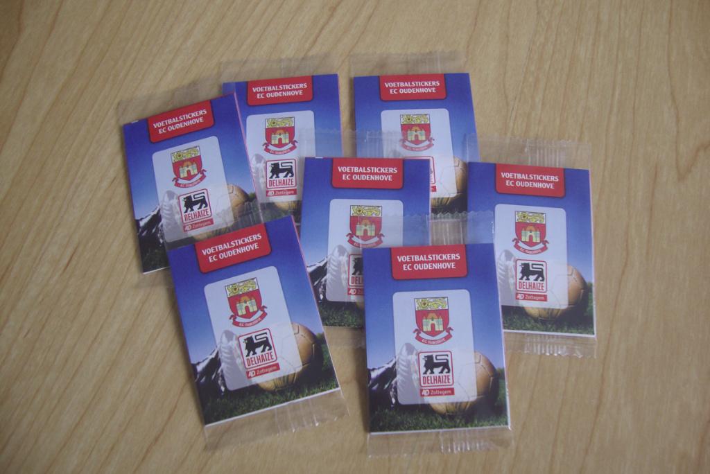 Voetbalstickers EC Oudenhove (AD Delhaize Zottegem), Verzamelen, Stickers, Ophalen of Verzenden, Nieuw, Sport
