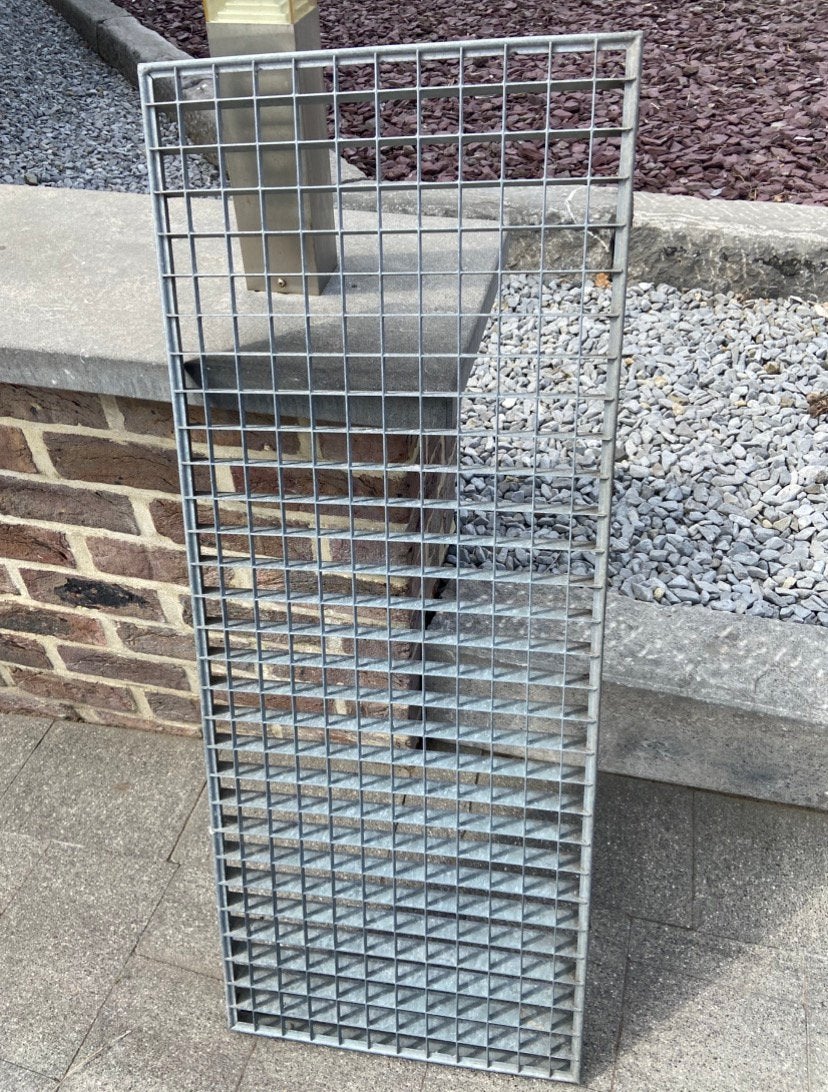 6 Verzinkt staal  roosters 1 m x 40 cm, Doe-het-zelf en Bouw, Metalen, Zo goed als nieuw, Ophalen