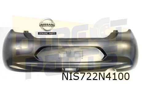 Nissan Micra K13 (6/13-4/17) achterbumper (te spuiten) Origi, Neuf, Arrière, -, -