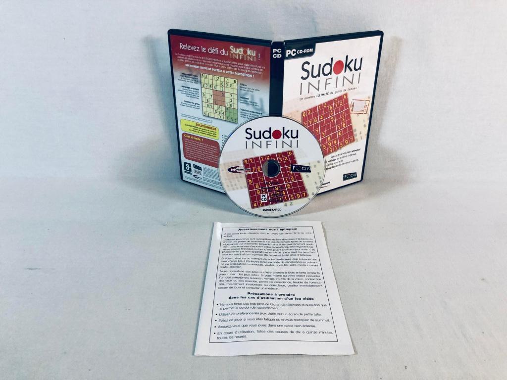 Sudoku Infini PC FR Jeu Complet Très bon état, 2 joueurs, Utilisé, À partir de 3 ans, Puzzle et Éducatif