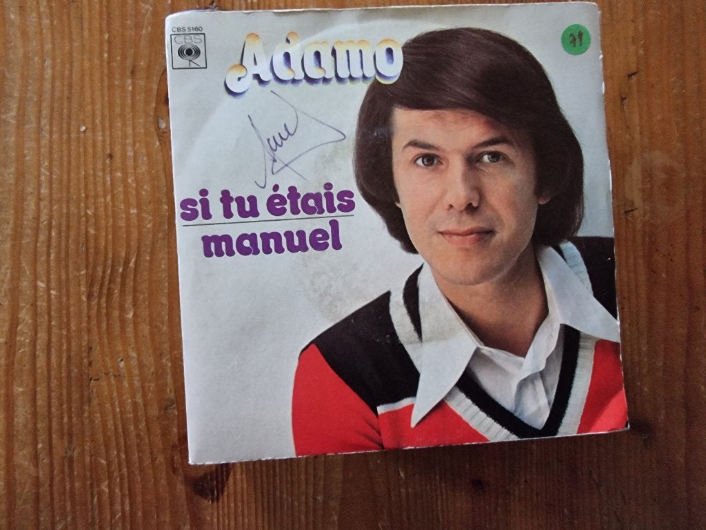 7" Adamo - Si tu étais, Enlèvement ou Envoi, Utilisé, 7 inch, Pop