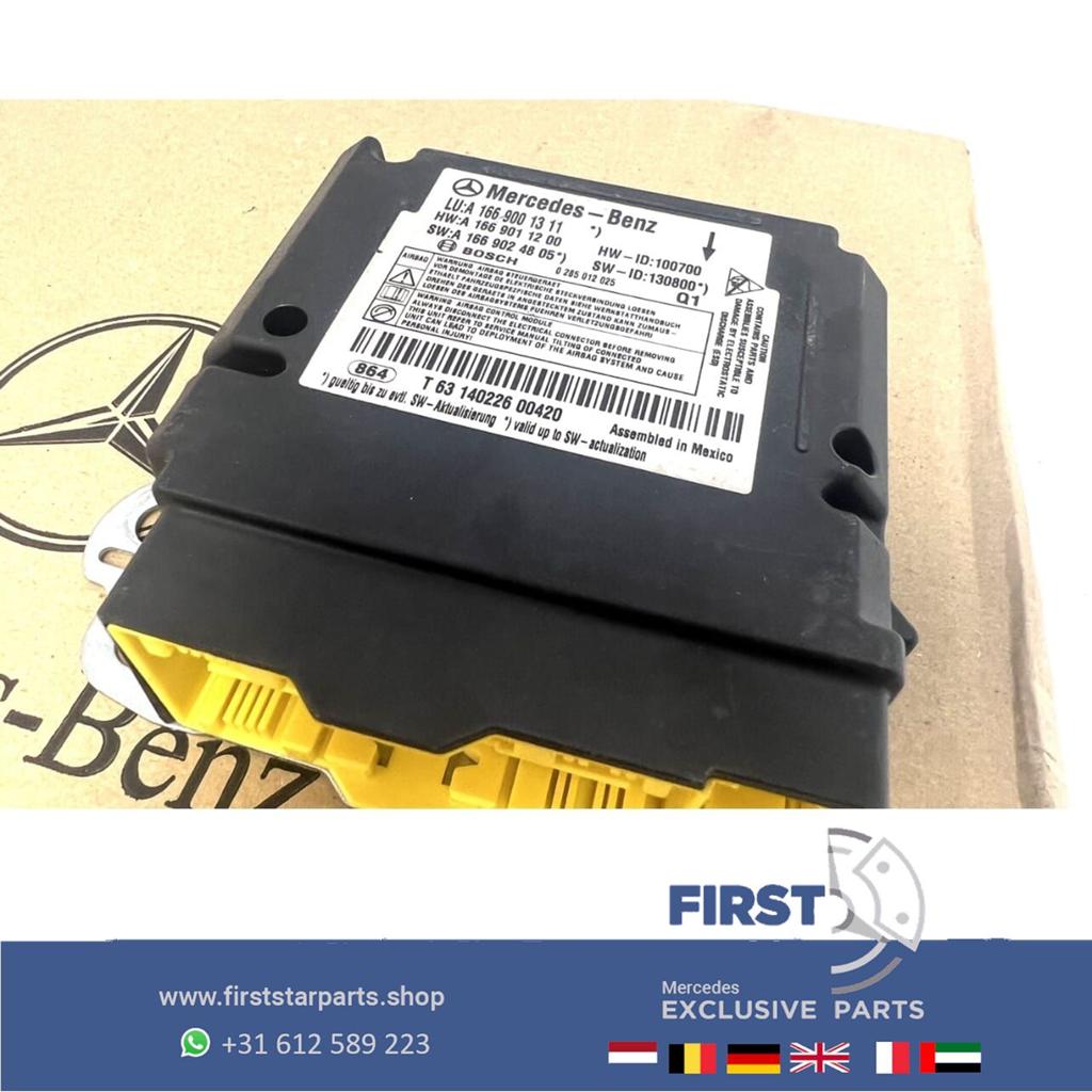 A1669001311 A1669011200 MERCEDES SRS AIRBAG MODULE W166 X166, Utilisé, -, -, Enlèvement ou Envoi