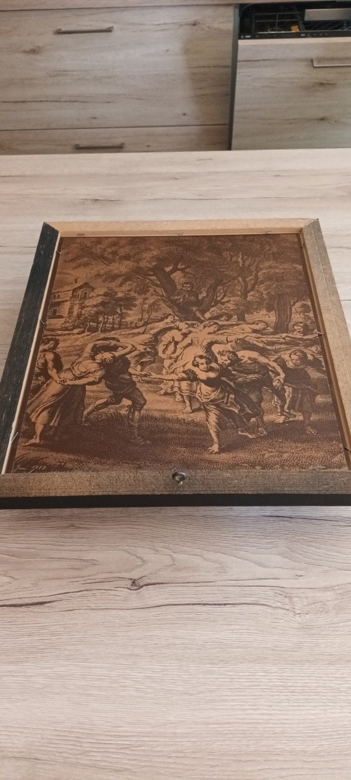 Schilderij  iets metaalachtig, Antiek en Kunst, Ophalen
