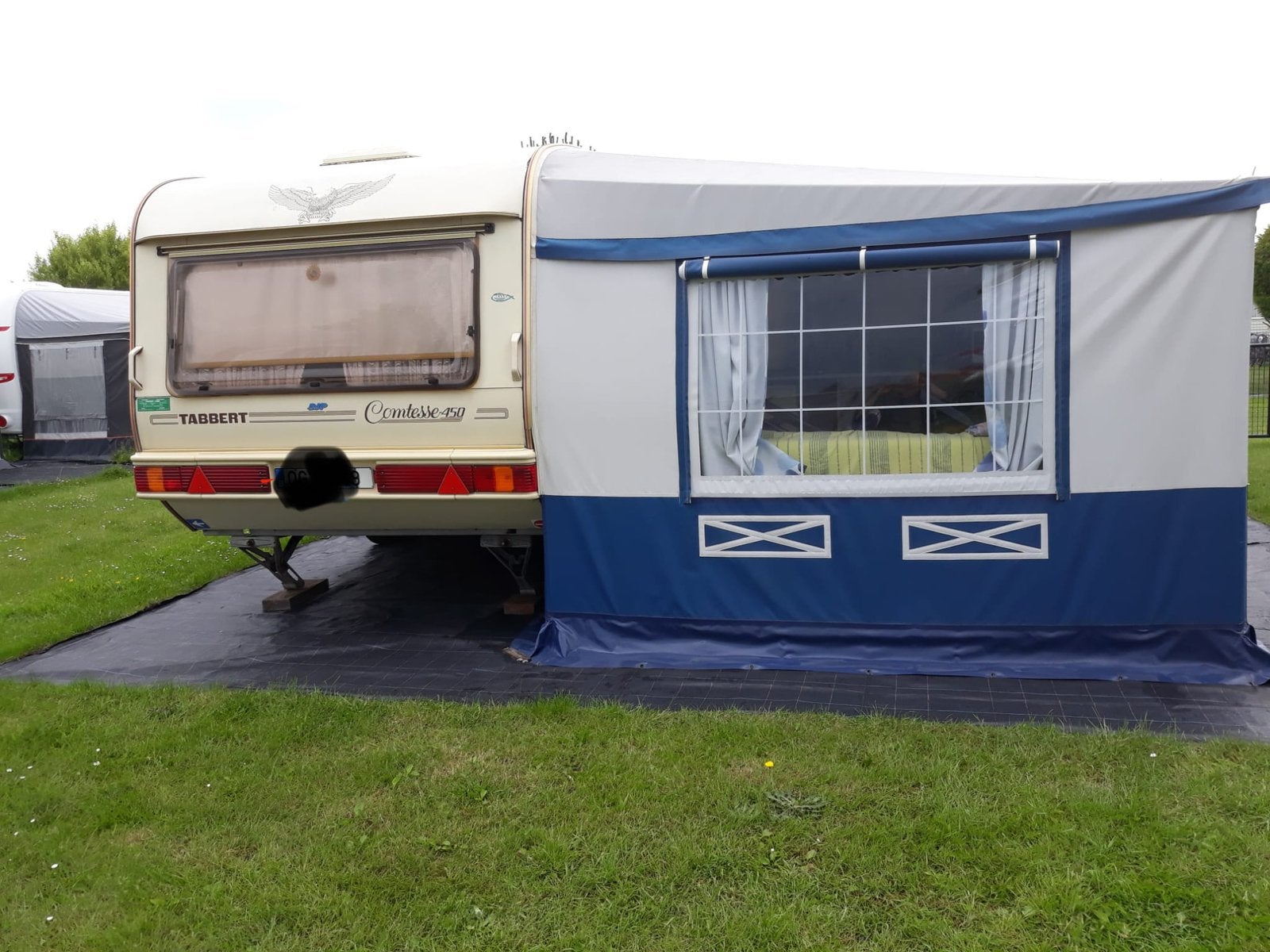 Caravan Tabbert + Vercovan voortent, Caravans en Kamperen, Tabbert, Omvormbare zithoek, Tot en met 3, Particulier