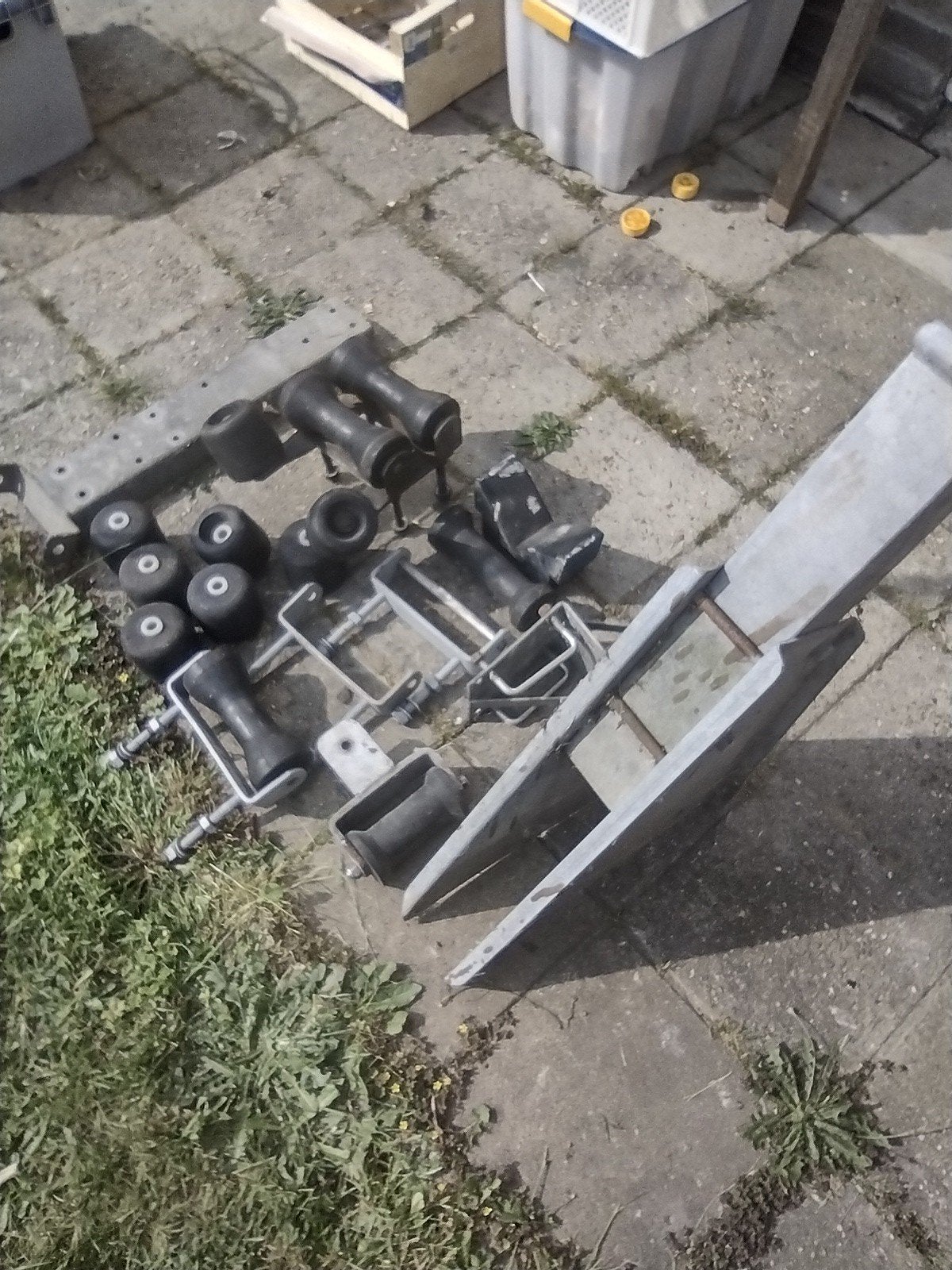 Trailer onderdelen, Ophalen