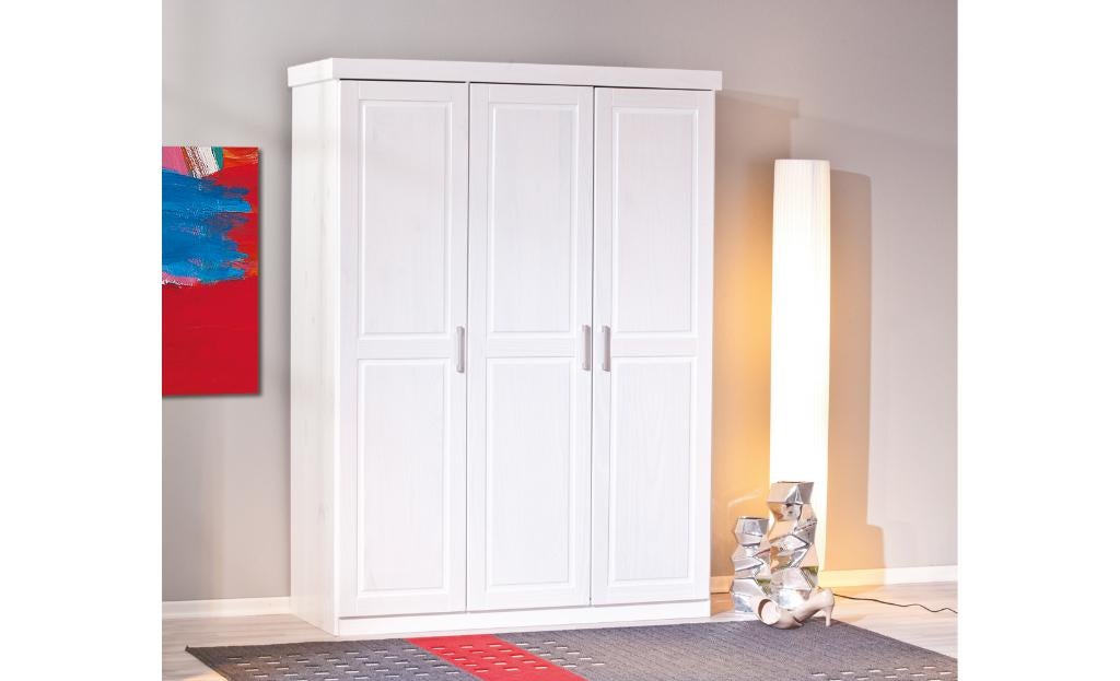 Massief grenen houten kledingkasten. Wit of Naturel, Huis en Inrichting, Kasten | Kleerkasten, Nieuw, 150 tot 200 cm, 150 tot 200 cm