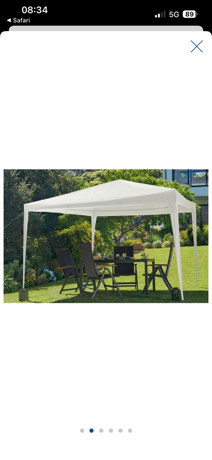 Partytent te koop, Tuin en Terras, Partytenten, Ophalen, Zo goed als nieuw