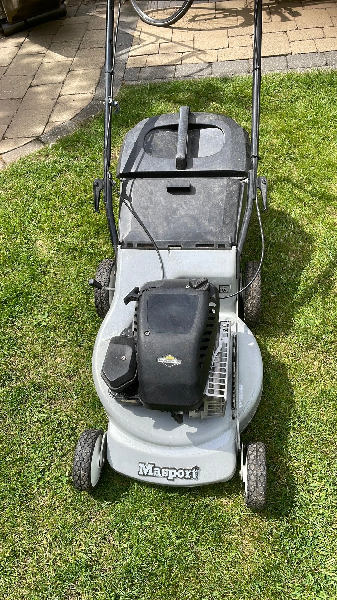 Masport grasmaaier met briggs motor 3,5, Tuin en Terras, Ophalen, Zo goed als nieuw