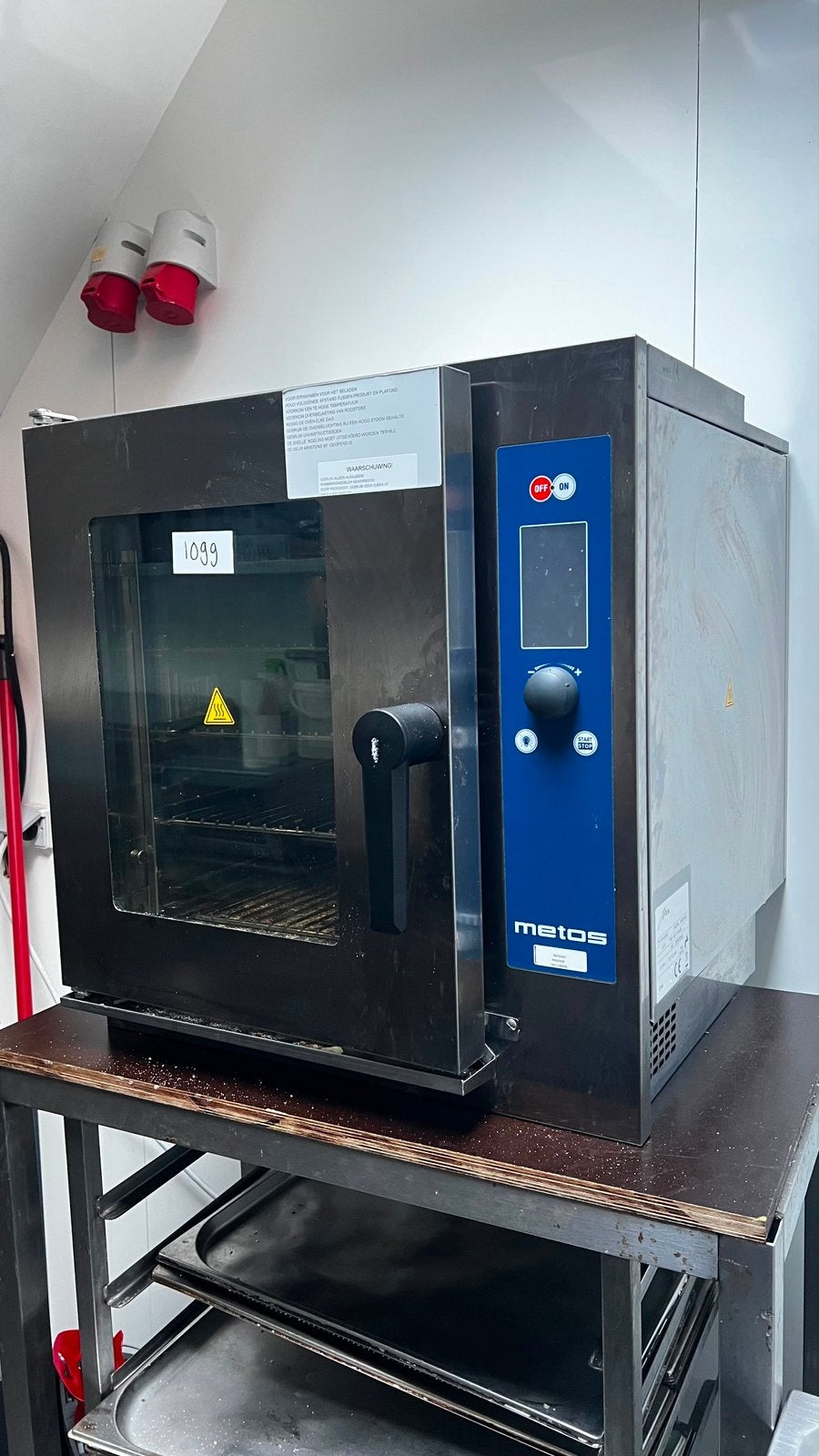 Professionele Metos combisteamer / horeca oven, Ophalen