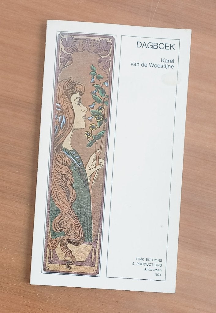 Karel Van de Woestijne dagboek Pink Poet Mark Verstockt 1974, Verzenden