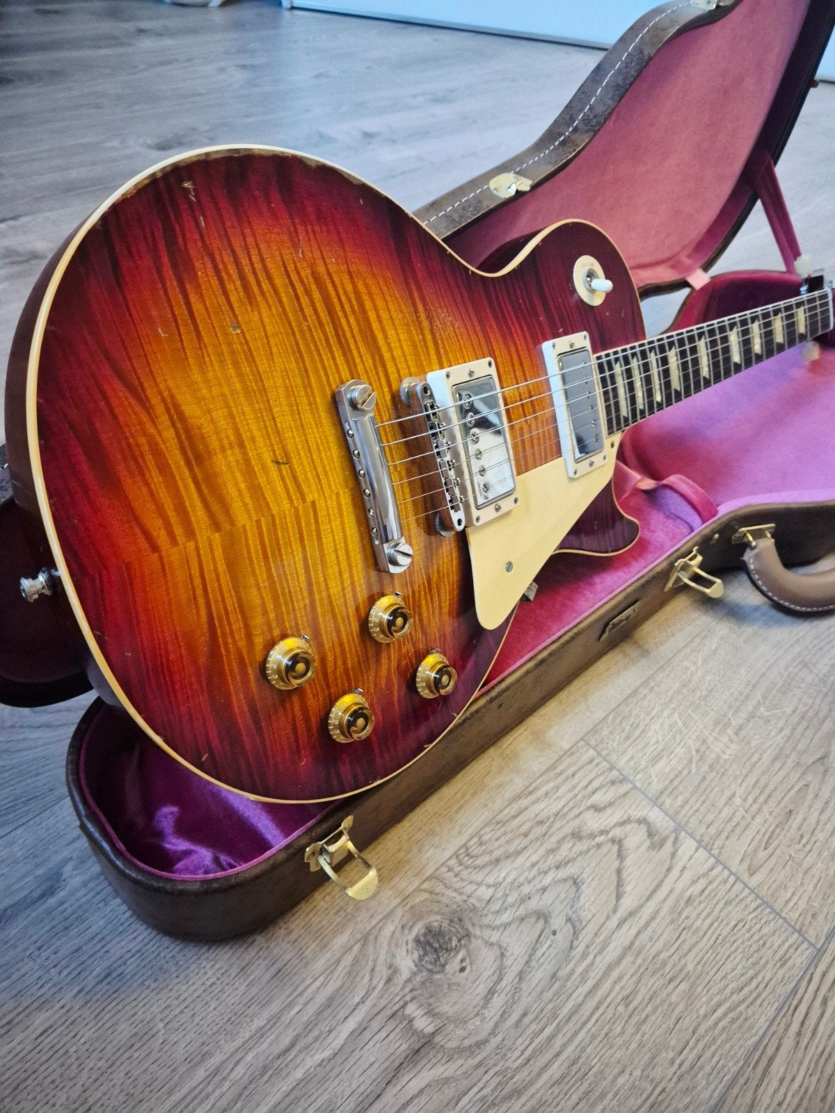 2024 Gibson les paul custom 59 reissue Murphy lab, Ophalen of Verzenden, Zo goed als nieuw, Solid body, Gibson
