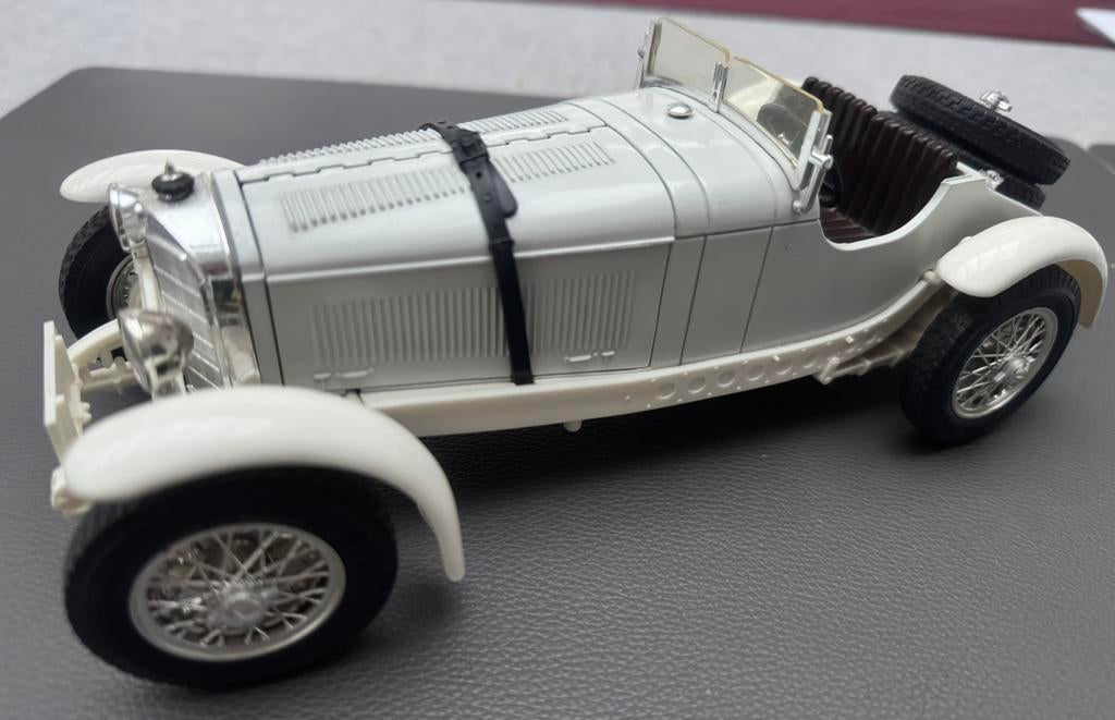 Mercedes SSK 1/18, Ophalen, Gebruikt