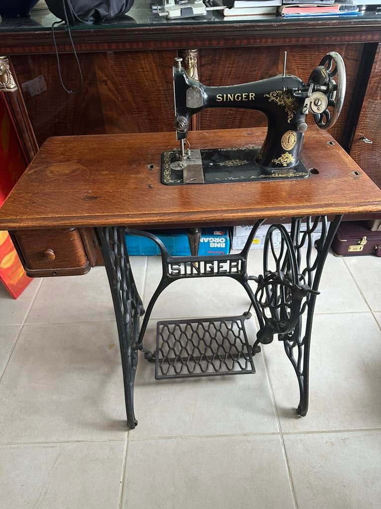Naaimachine singer 1919, Antiek en Kunst, Ophalen