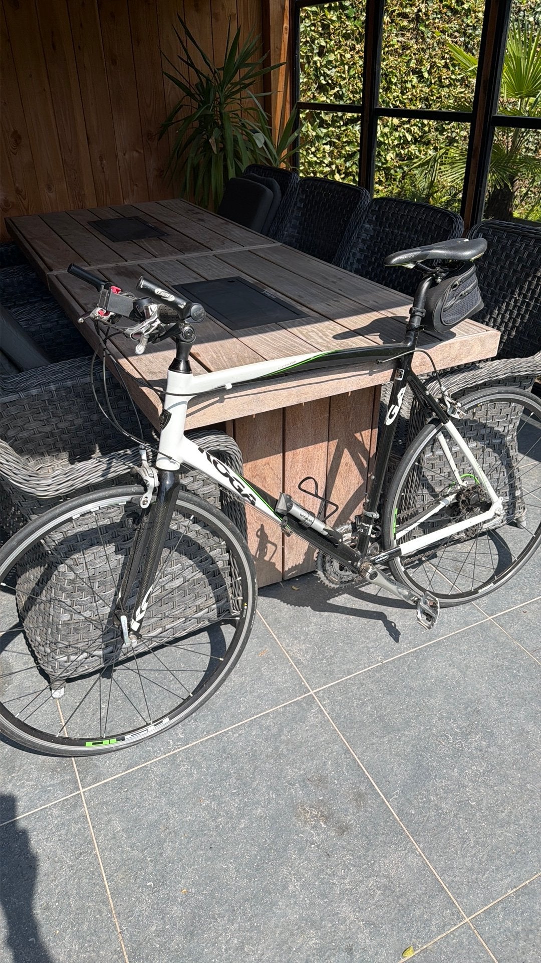 Koga herenfiets., Fietsen en Brommers, Fietsen | Heren | Sportfietsen en Toerfietsen, Ophalen, 28 inch, Vering, Velgrem