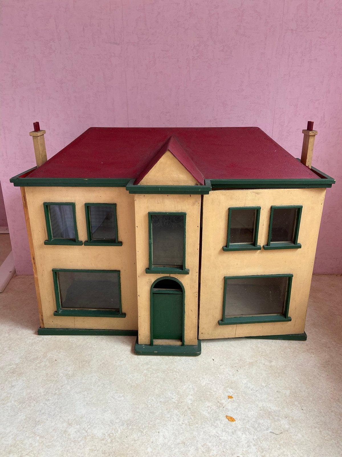 Maison de poupée ancienne v 1945-55, Enlèvement, Utilisé, Maison de poupées
