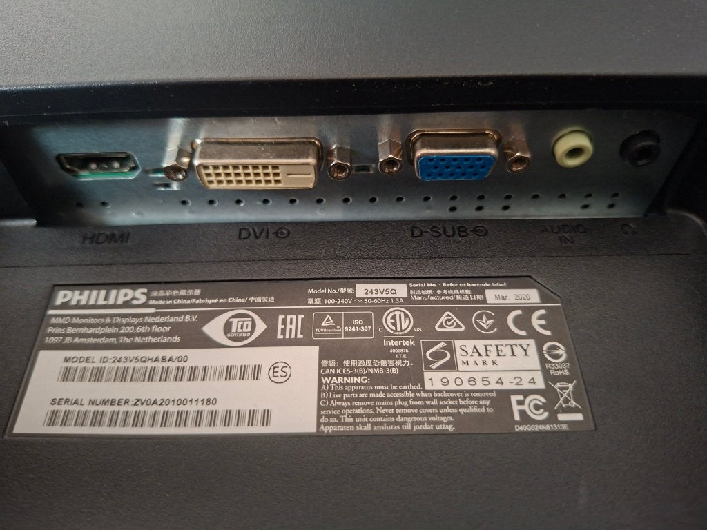 monitor, Computers en Software, Ophalen, Philips, Full HD, Onbekend