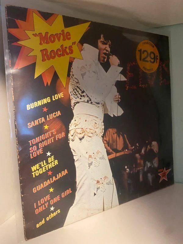 Elvis Presley – Movie Rocks - France 1975, Compilation, 1970 - 1979, Utilisé, Rock and Roll