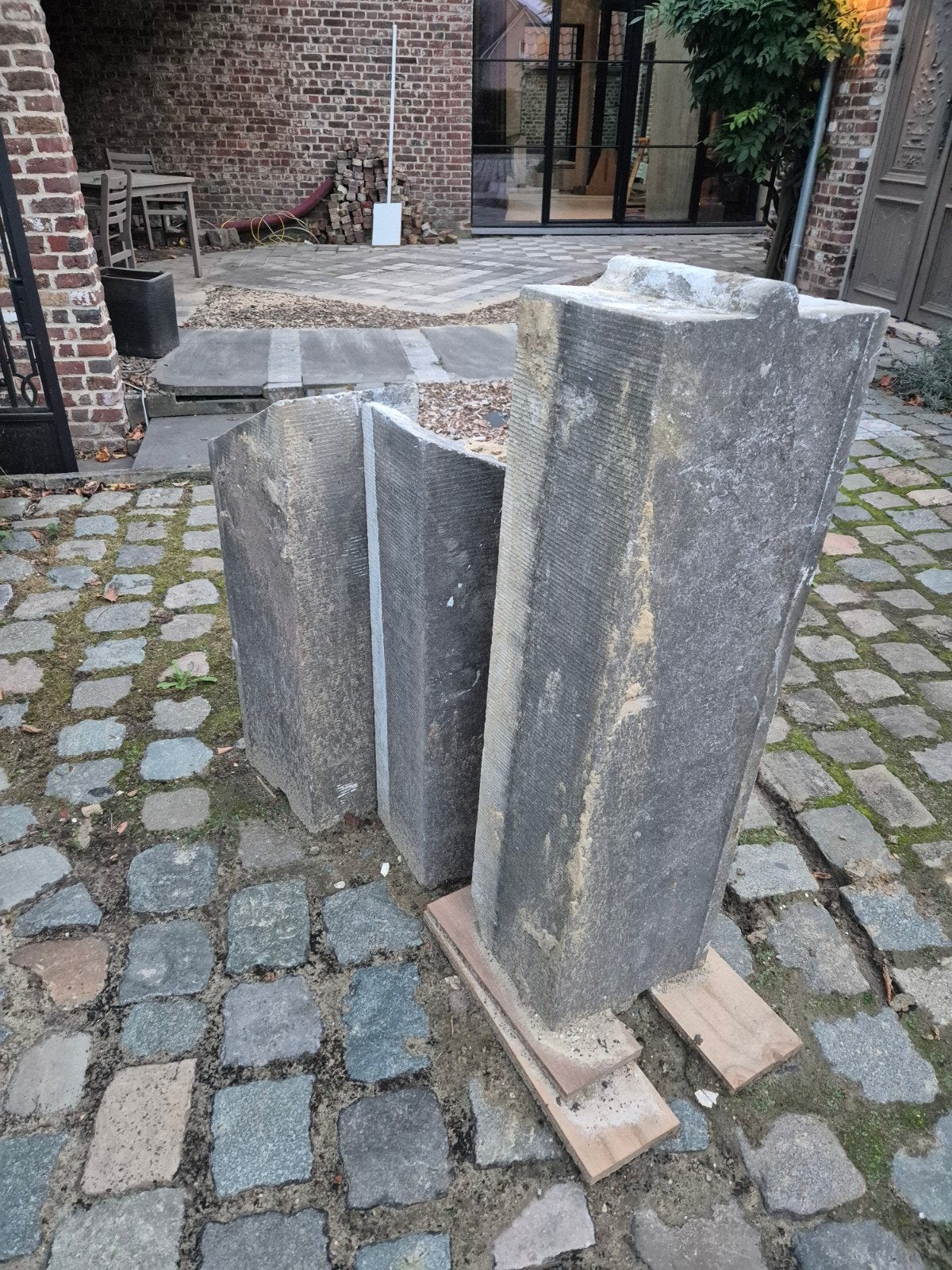 traptreden ornament, Ophalen
