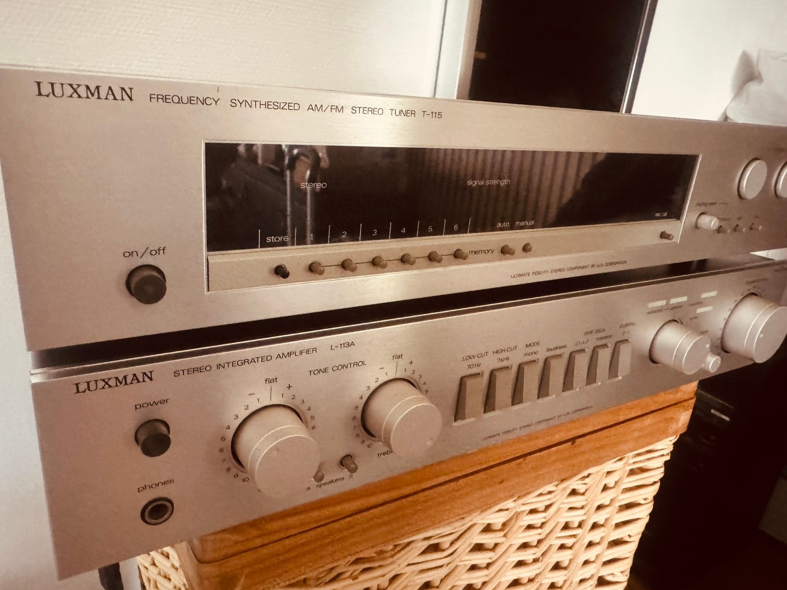 LUXMAN tuner complet avec son ampli, Enlèvement ou Envoi