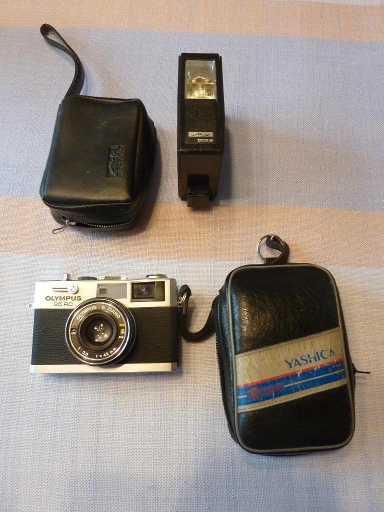 Olympus 35 RC avec flash, Enlèvement ou Envoi, Utilisé, Olympus