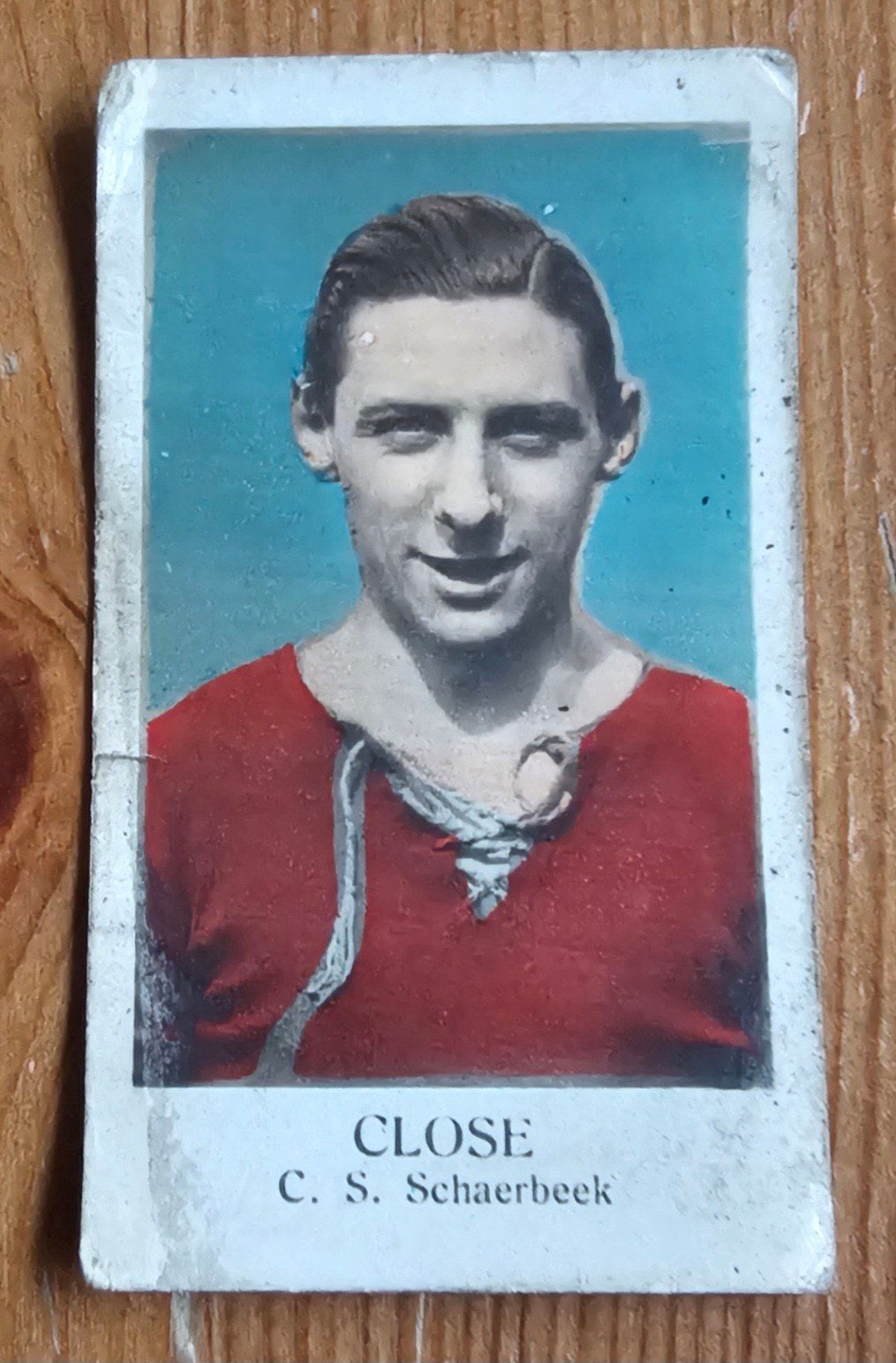 1932 Close (pre panini) CS Schaerbeek Chromo Voetbal!, Enlèvement ou Envoi, Utilisé, Image