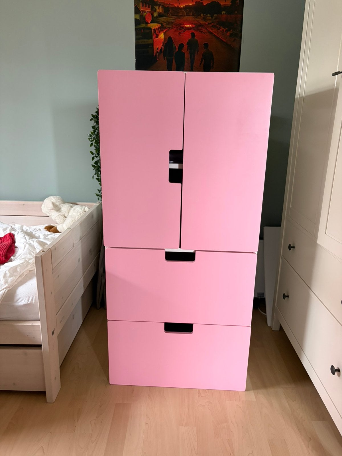 Ikea kast stuva roze, 105 cm ou plus, Comme neuf, Enlèvement, 50 à 70 cm