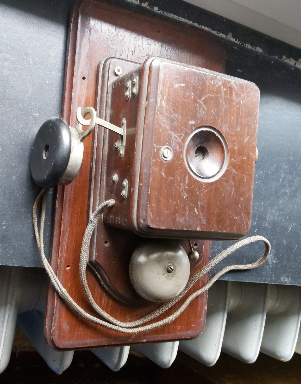 Oude wand telefoon jaren 1900, Ophalen of Verzenden