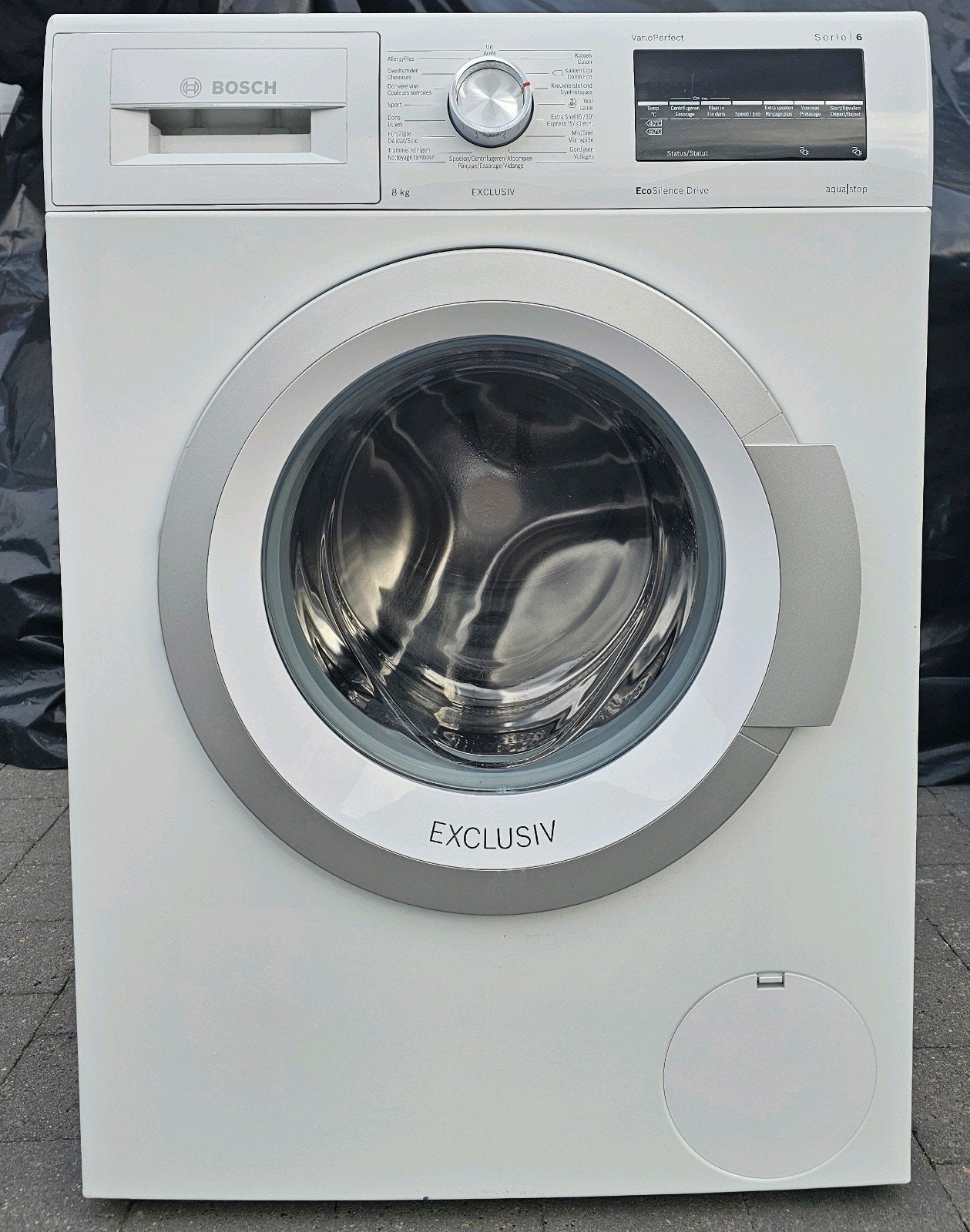 Bosch wasmachine 8KG A++ serie 6 EXCLUSIV, Elektronische apparatuur, Ophalen, Zo goed als nieuw, Voorlader, Energieklasse A of zuiniger