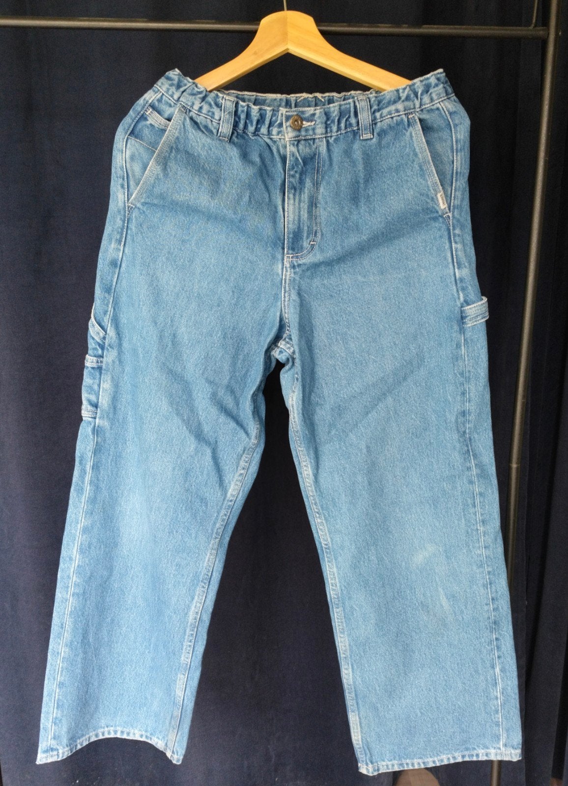 element lange baggy broek blauw, Ophalen, Zo goed als nieuw, Element, Maat 48/50 (M)
