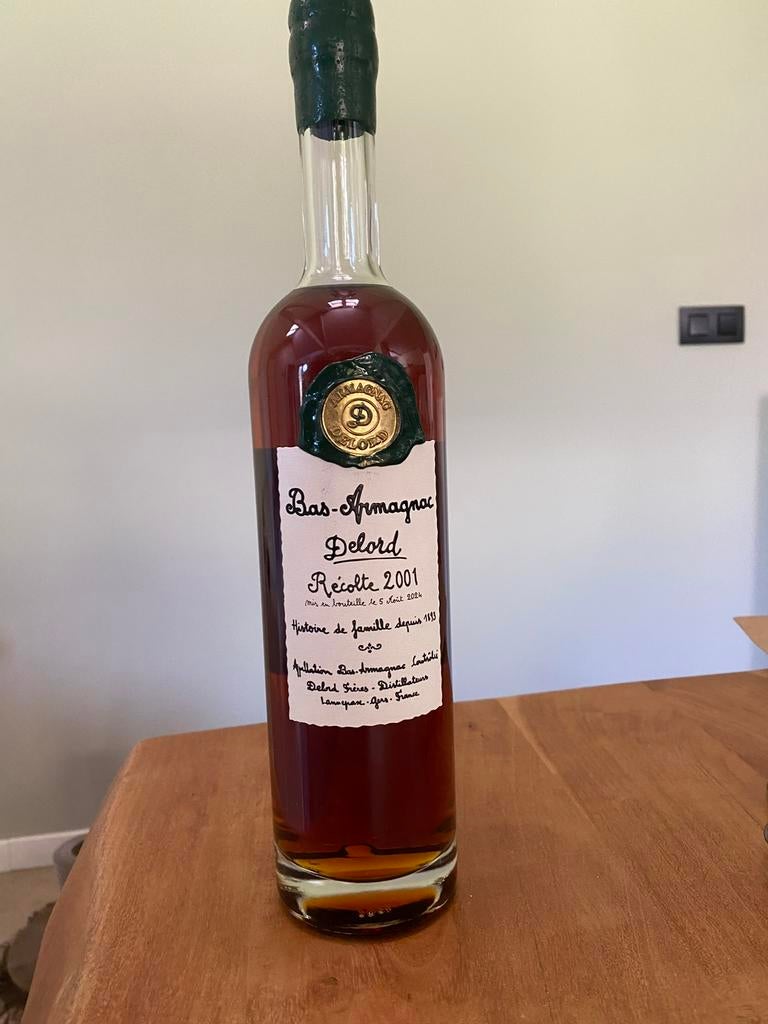 Armagnac Delord récolte 2001, Ophalen of Verzenden, Nieuw