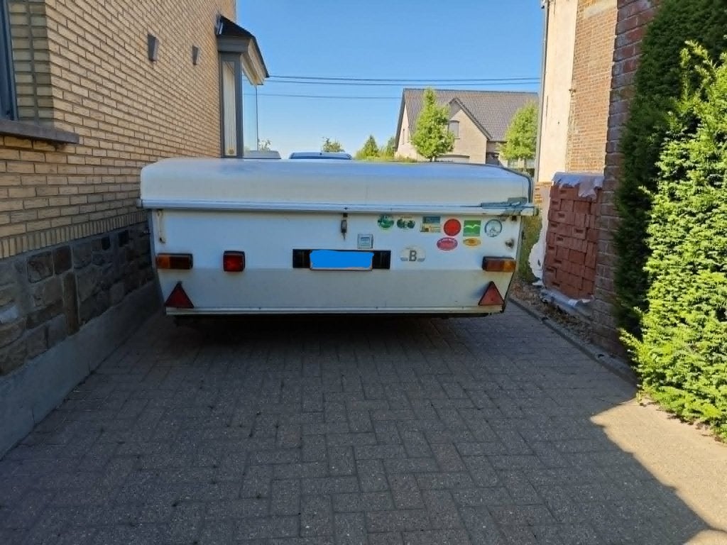 Plooicaravan Sterckeman met nieuwe voortent, Ophalen, Trigano, Lichtgrijs, Tot en met 4