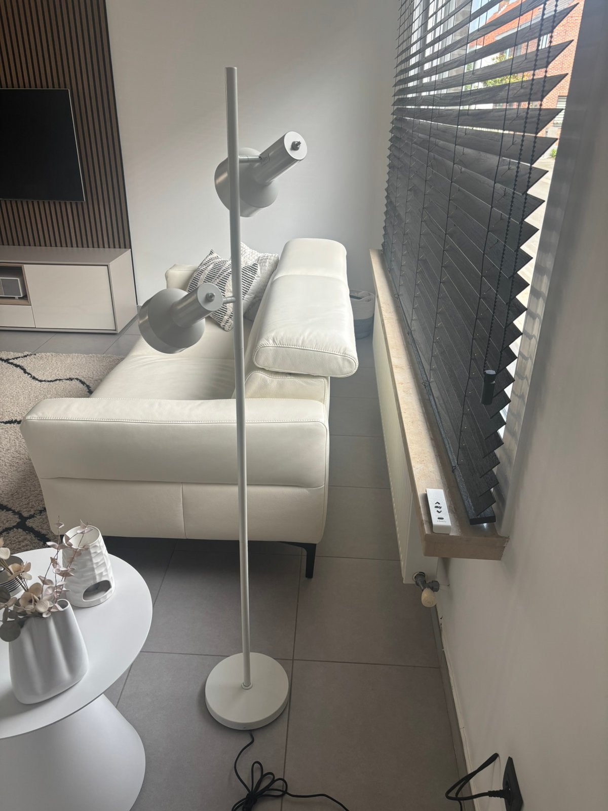 staande lamp, Huis en Inrichting, Lampen | Vloerlampen, Ophalen, Zo goed als nieuw, Metaal, 100 tot 150 cm