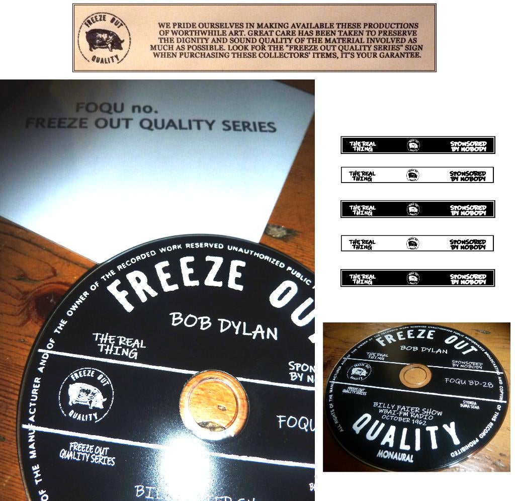 cd Bob Dylan - Billy Faier WBAI - FM Radio - Oct. 1962, Enlèvement ou Envoi