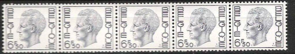 België: Rolzegel R58 **, Verzenden, Koninklijk huis, Postfris, Roltandingzegel