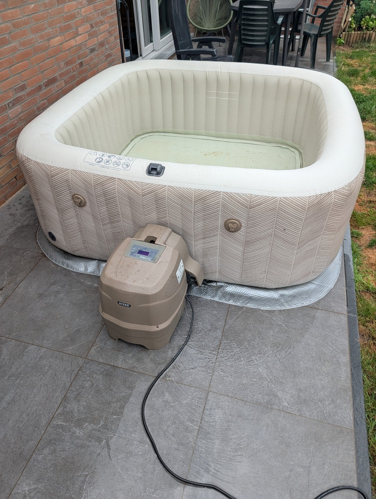 Intex PureSpa Opblaasbare Jacuzzi / Spa (SB-HSWF20-2), Enlèvement, Comme neuf, Couverture, Gonflable