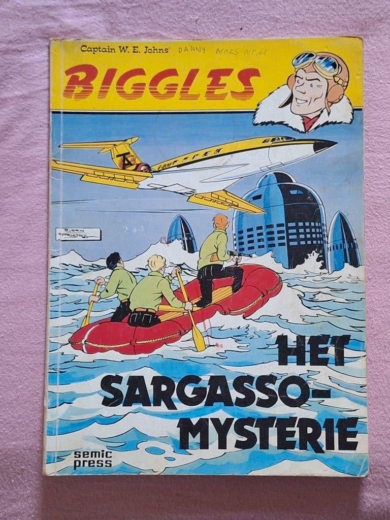 Biggles 1: het Sargasso-mysterie, Boeken, Stripverhalen, Eén stripboek, Ophalen of Verzenden, Gelezen