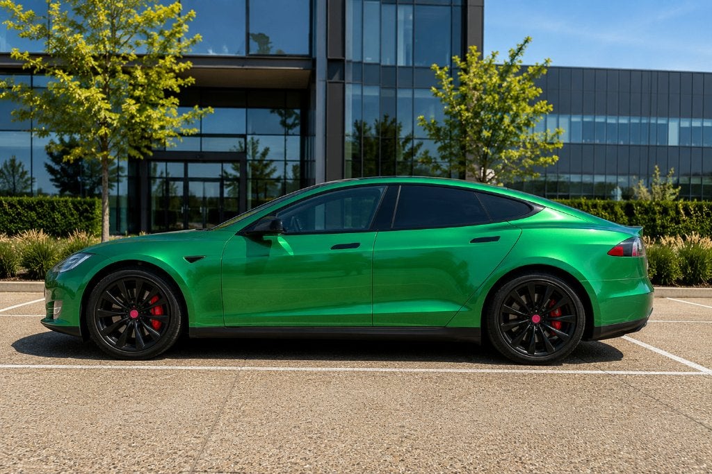 Tesla Model S 70 RWD • 387 pk • BTW aftrekbaar, Auto's, Tesla, Automaat, Bruin, Model S, 5 deurs