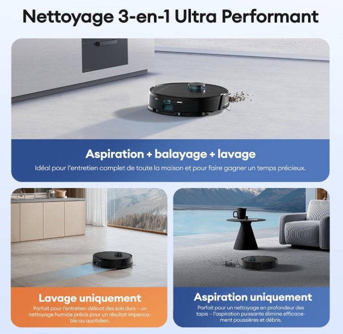 Ultenic T20 Pro Robotstofzuiger + Dweil, Overige merken, Inclusief accessoires, Nieuw, Ophalen of Verzenden