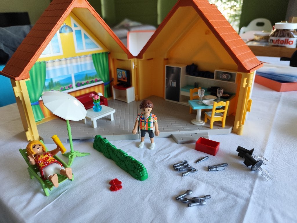 Playmobil 6020 - vakantiewoning, Kinderen en Baby's, Speelgoed | Playmobil, Ophalen, Gebruikt, Complete set, Overige typen