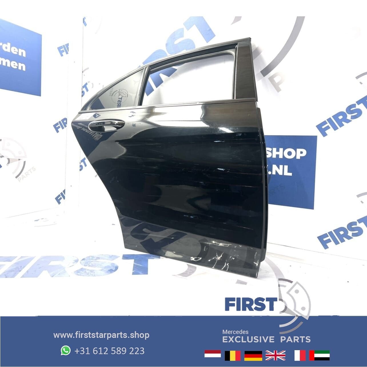 W205 DEUR RECHTSACHTER C Klasse COMPLEET PORTIER RECHTS ACHT, Utilisé, Porte, -, Enlèvement ou Envoi