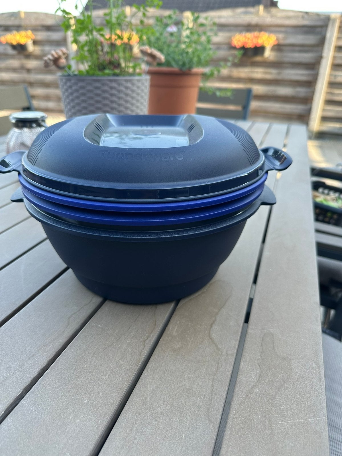Tupperware Micro Urban Family Wave – Nieuw – Nooit gebruikt, Blauw, Overige typen, Zo goed als nieuw, Met handvat