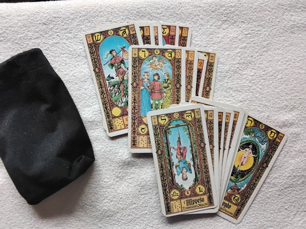 Dans Mediolanum - Tarot, Enlèvement ou Envoi, Utilisé, Carte(s) à jouer